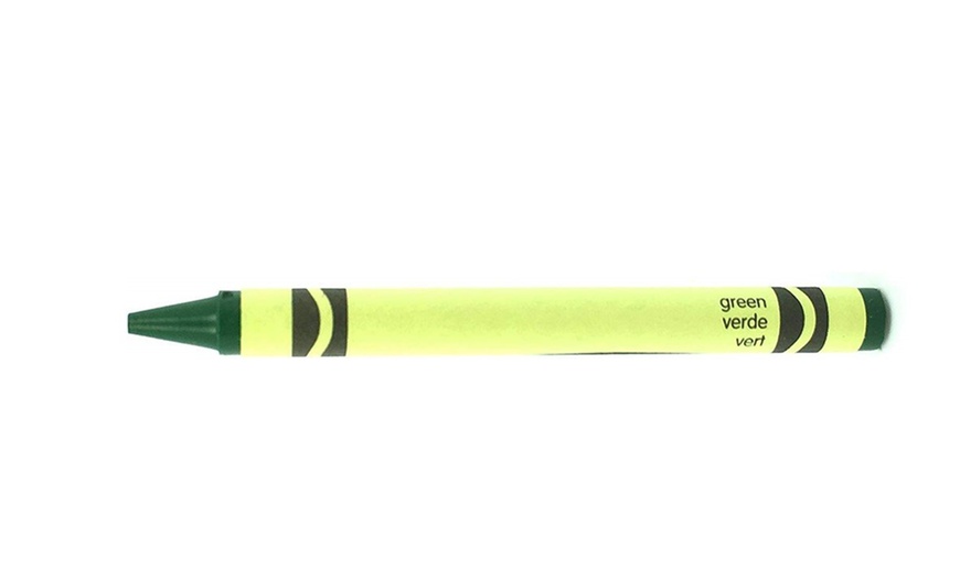 MinifigFans 50 Green Crayons Bulk - Single Color Crayon Refill | Groupon