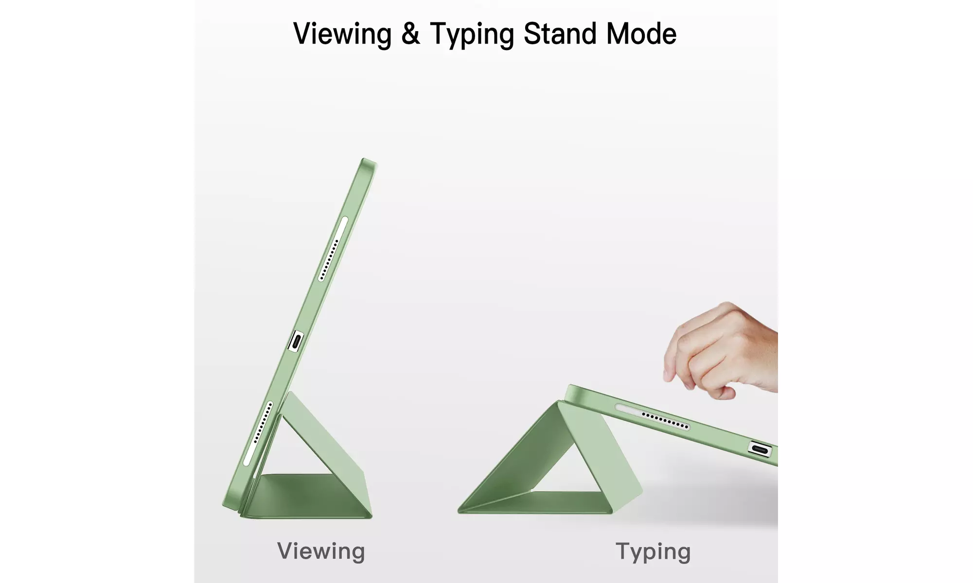 iPad Pro 12.9'' (2022/2021) Case with Pencil Holder, Support 2nd Pencil Charging