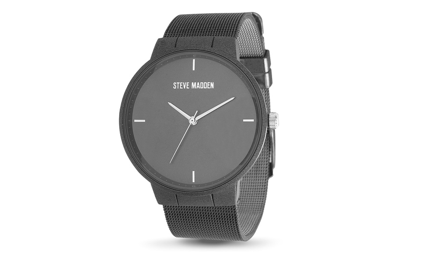 Steve madden dial 2024 mesh band watch