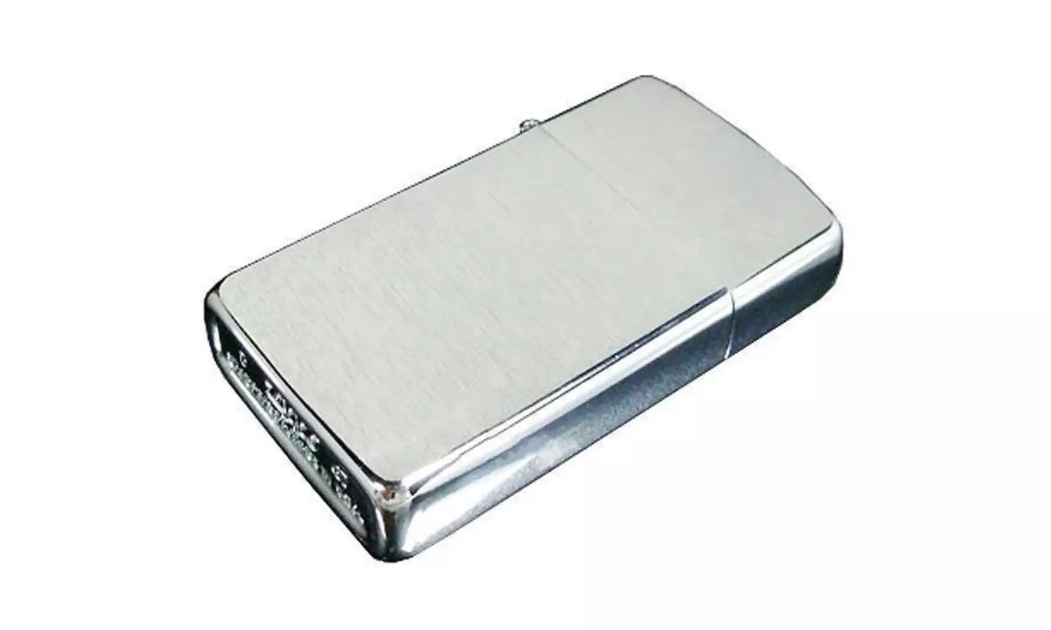 Zippo Brushed Chrome Finish Lighter, Slim, Windproof - Second Medium