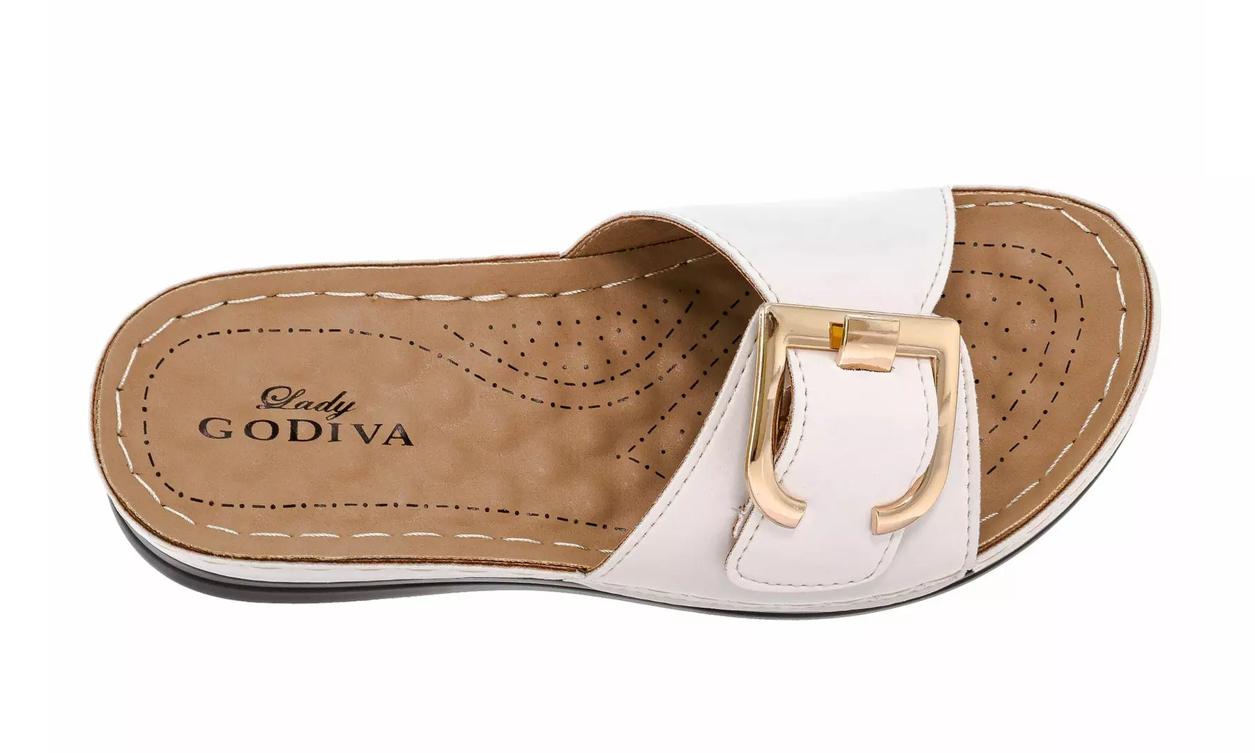 Lady Godiva Comfort Wedge Sandals