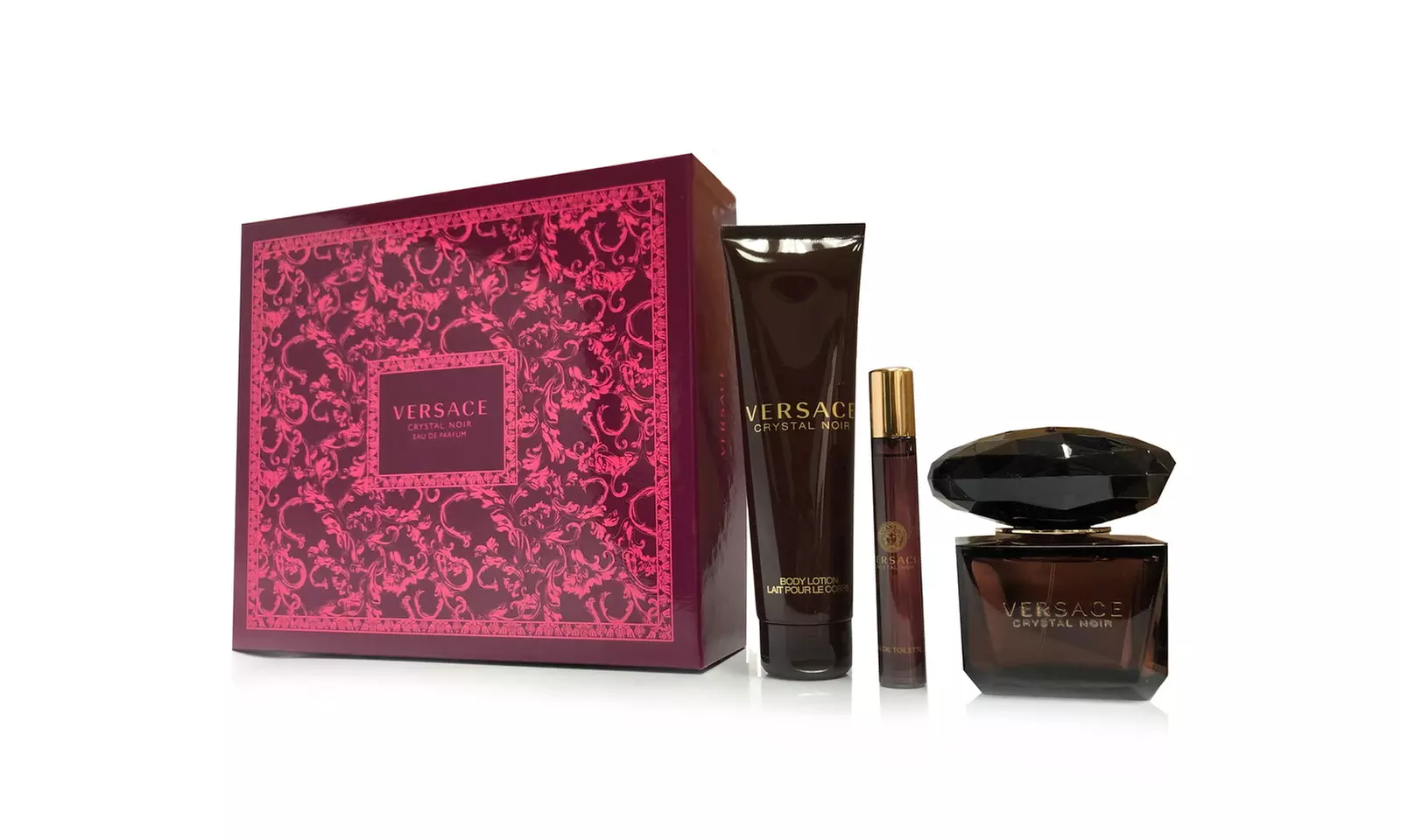Versace Crystal Noir Eau De Parfum 3 Pcs Gift Set For Women - Primary Image