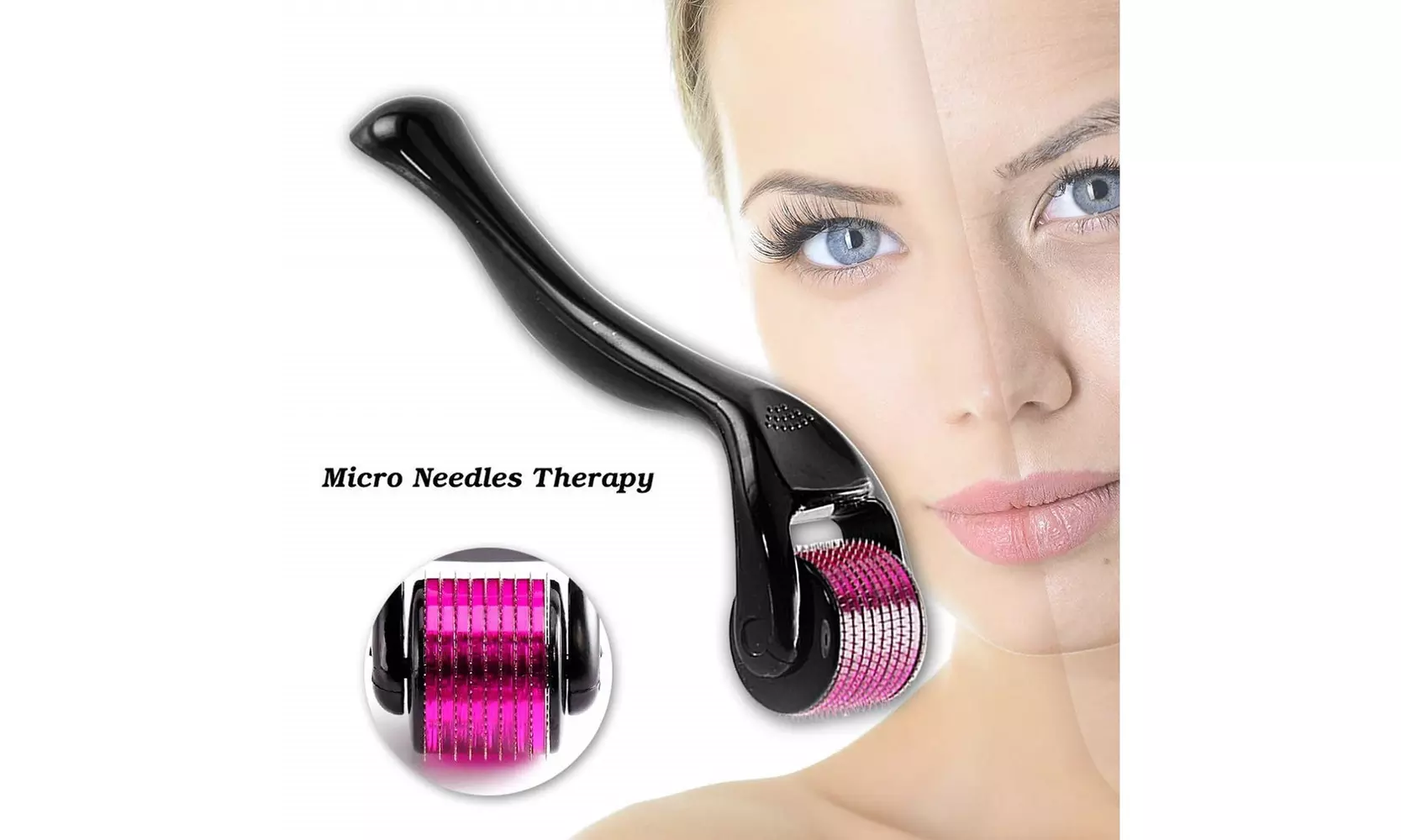 Anti Aging Serum Retinol Serum Derma Roller with Hyaluronic Acid Serum Kit