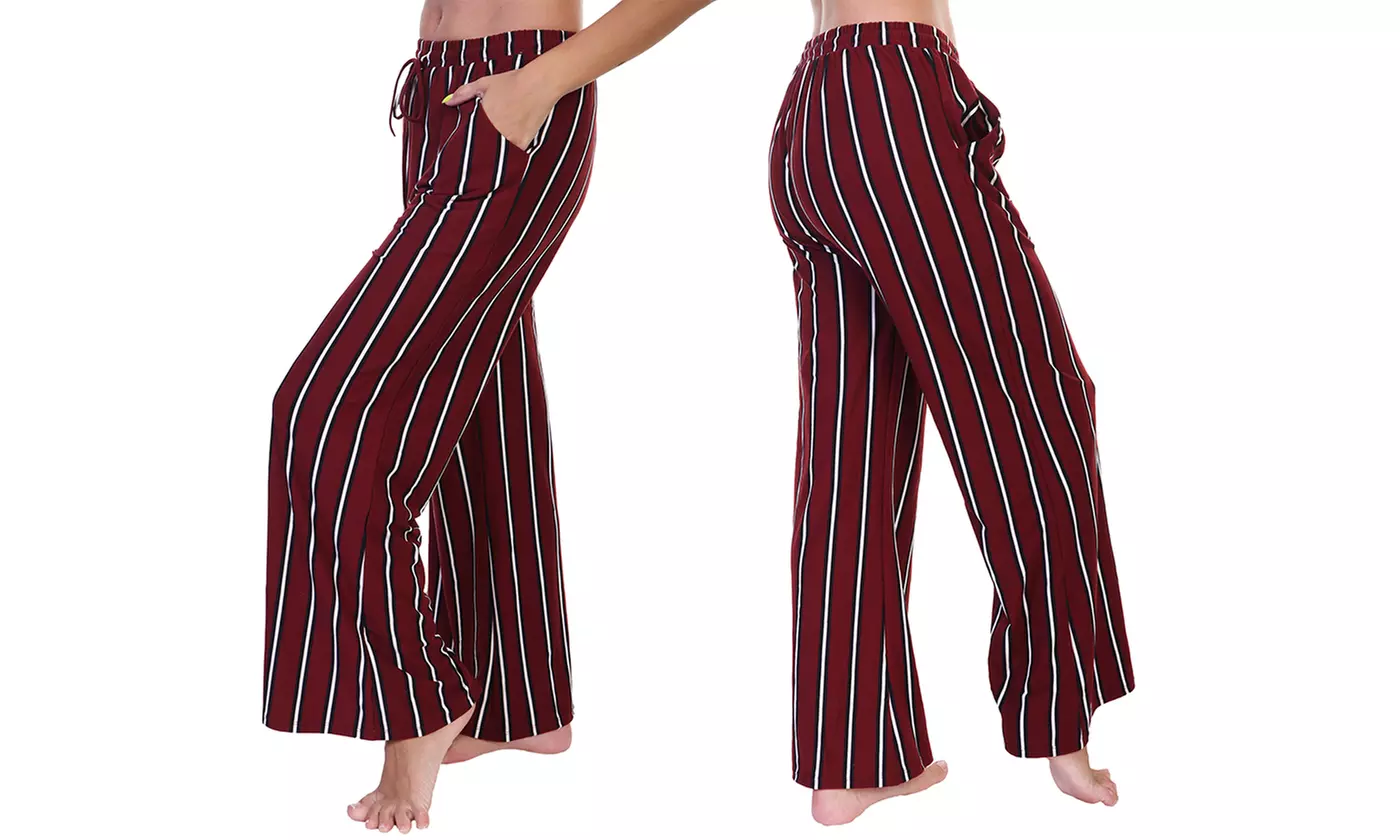 Angelina Mid-Rise Palazzo Pants with Pockets