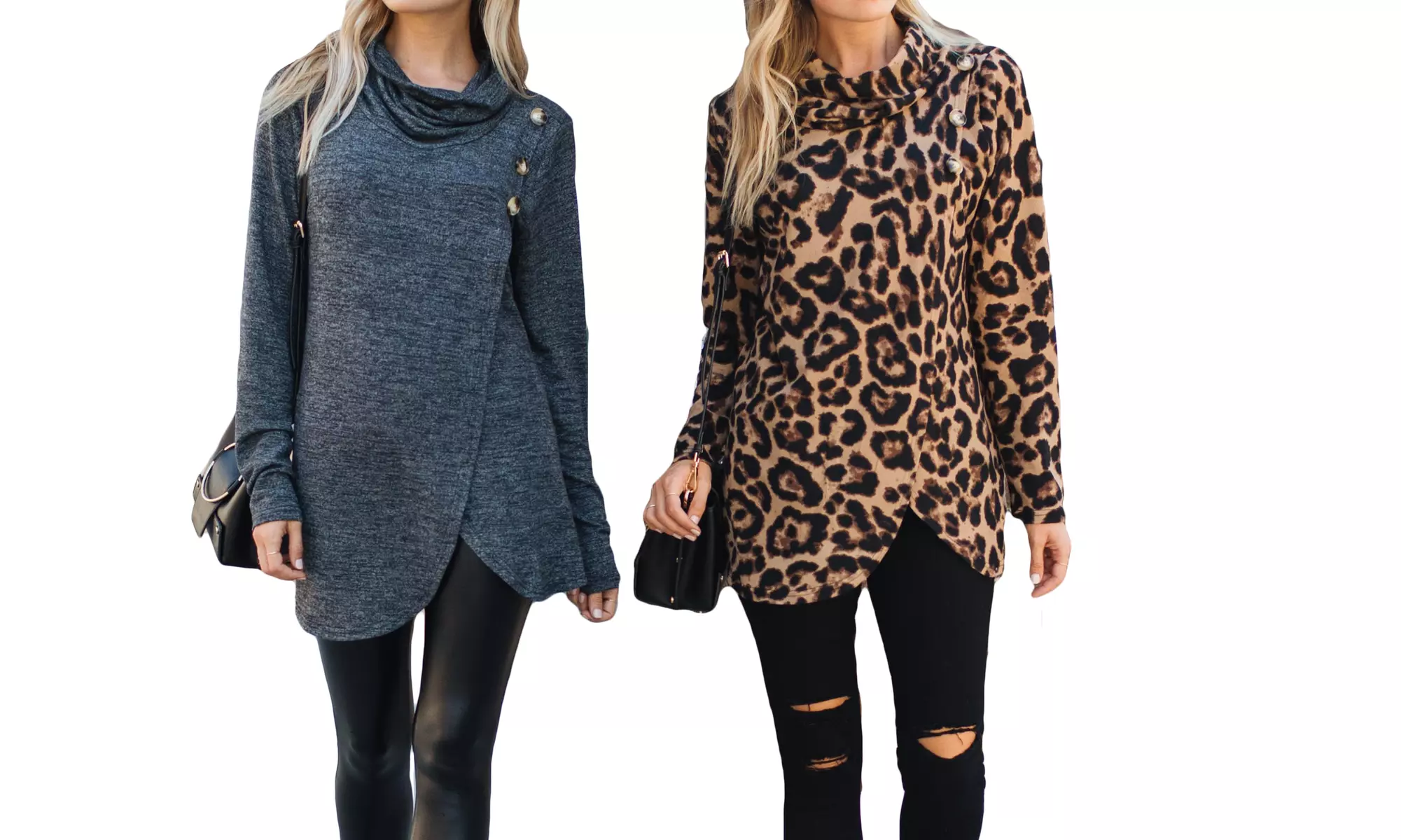 Women's Cowl Neck Sweater. Plus Sizes Available - Primary Image