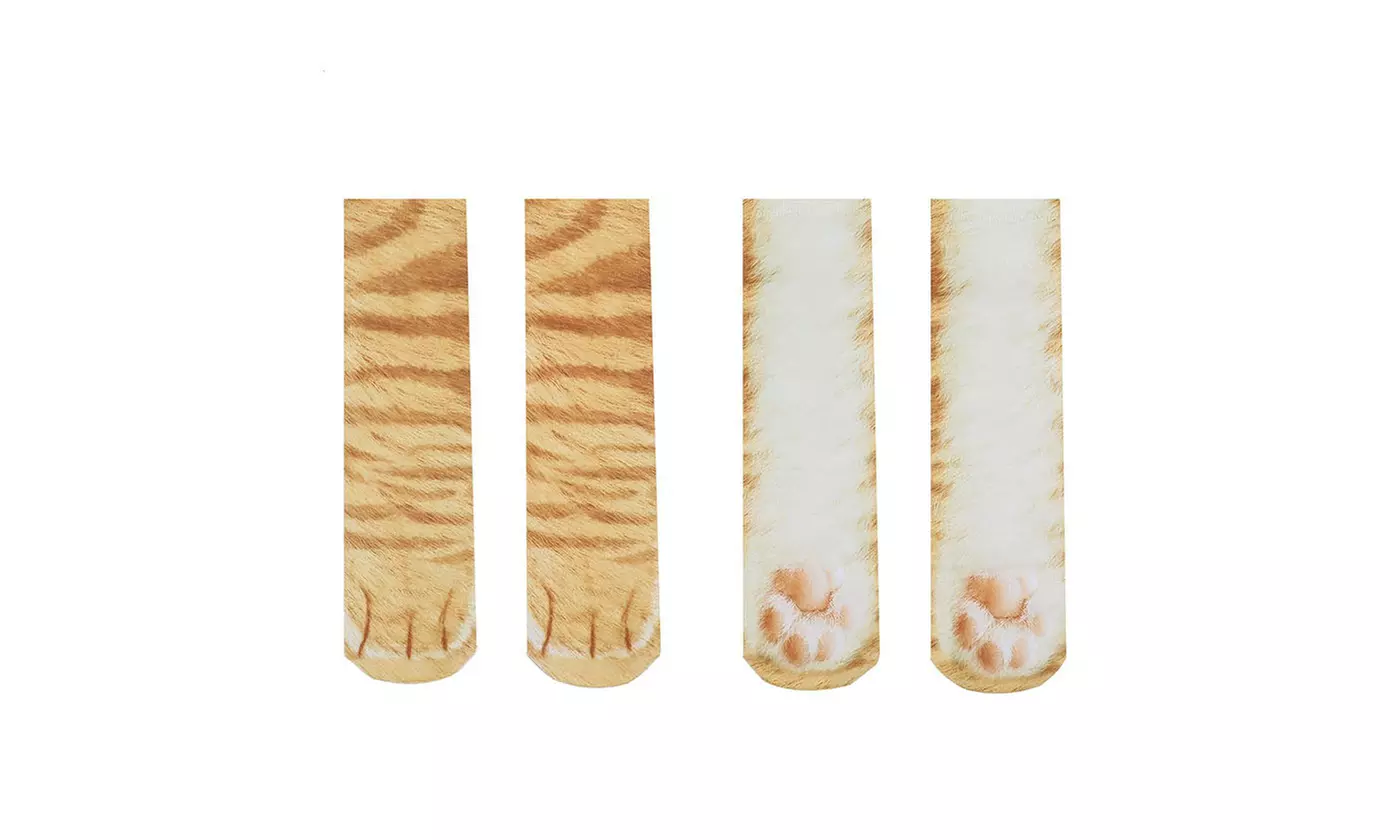 Funny Crazy 3D Animal Paws Socks Stocking Stuffers