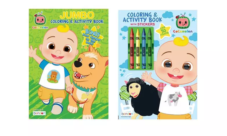 Cocomelon 2-pack Kids Coloring Book and Activity Kit - Primary Image