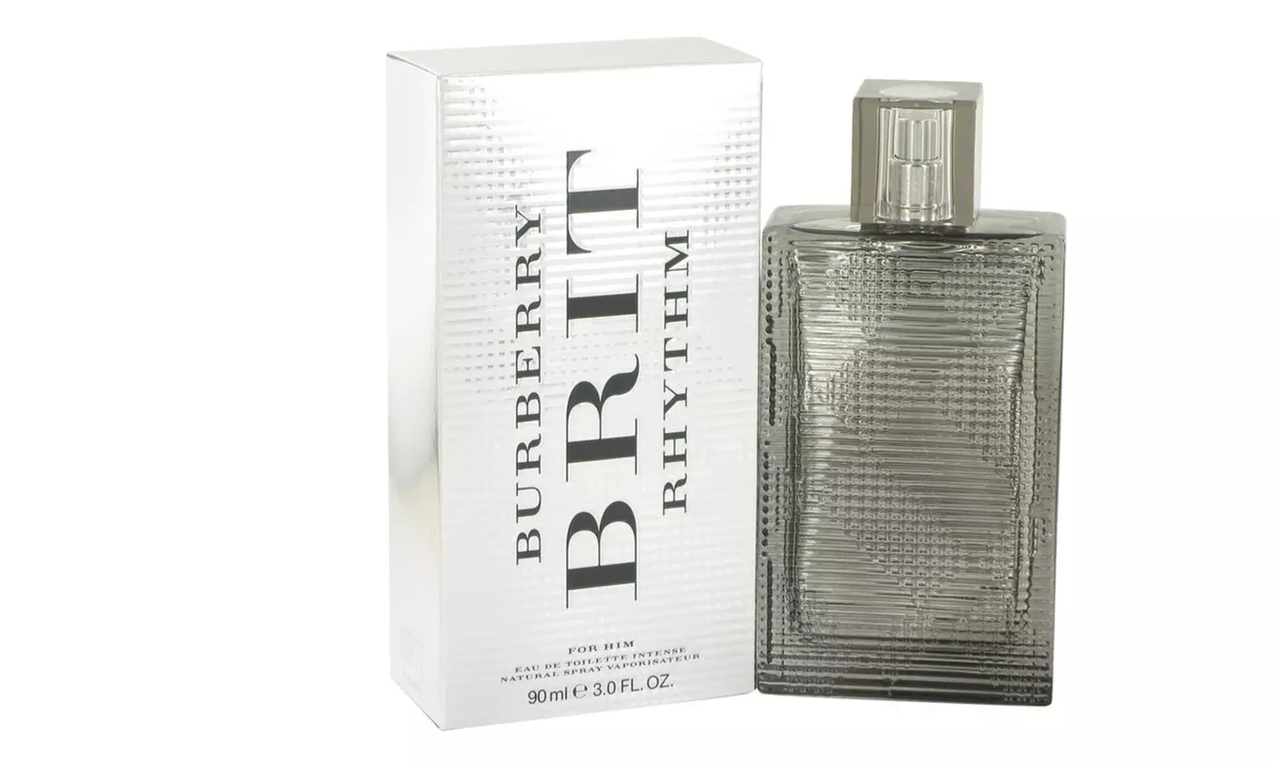 Burberry Brit Rhythm Intense 3.0oz/90ml Edt Spray For Men New In Box - Primary Image