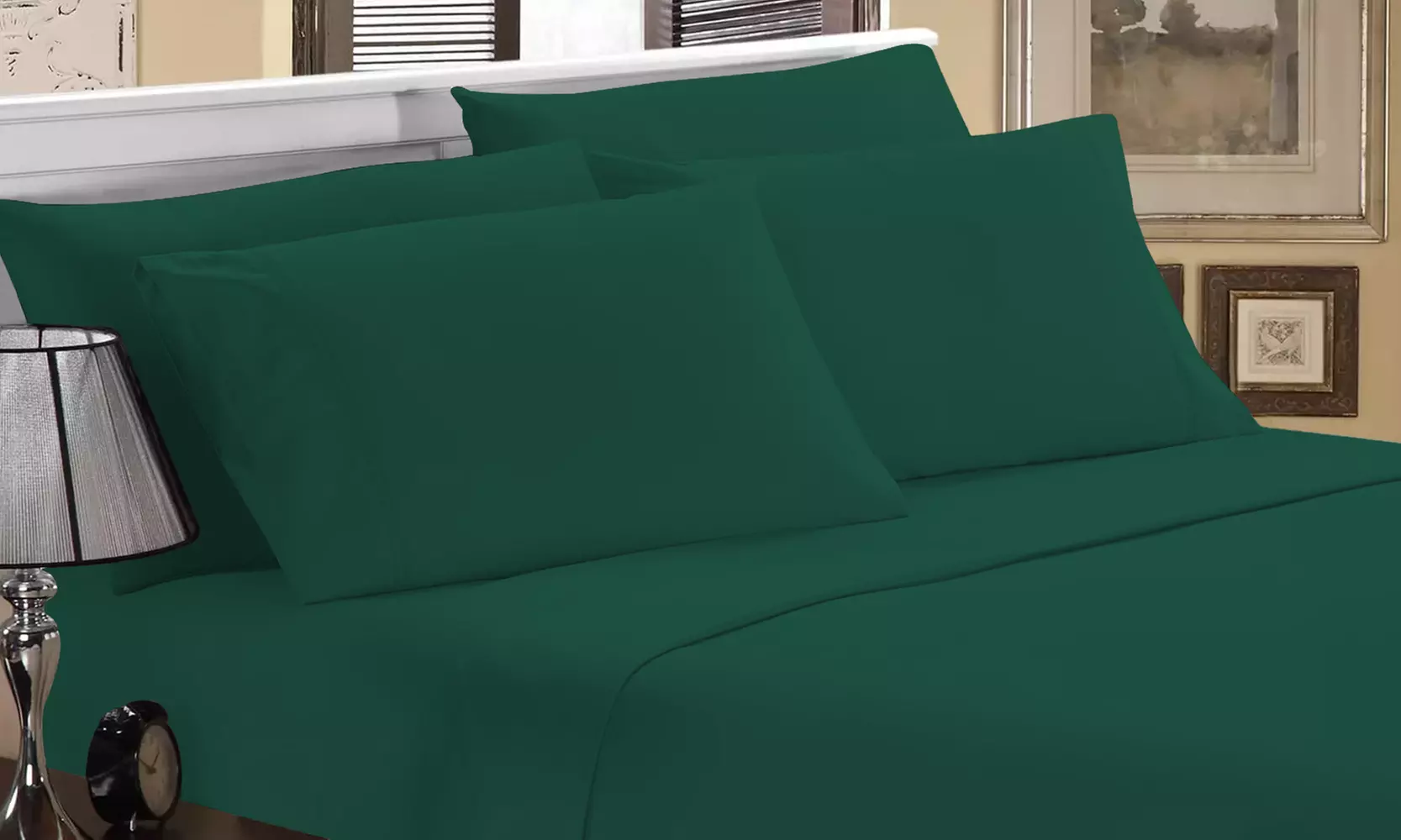 Luxury Home 1800 Series Super Soft Bamboo-Blend Sheet Set (6-Piece)