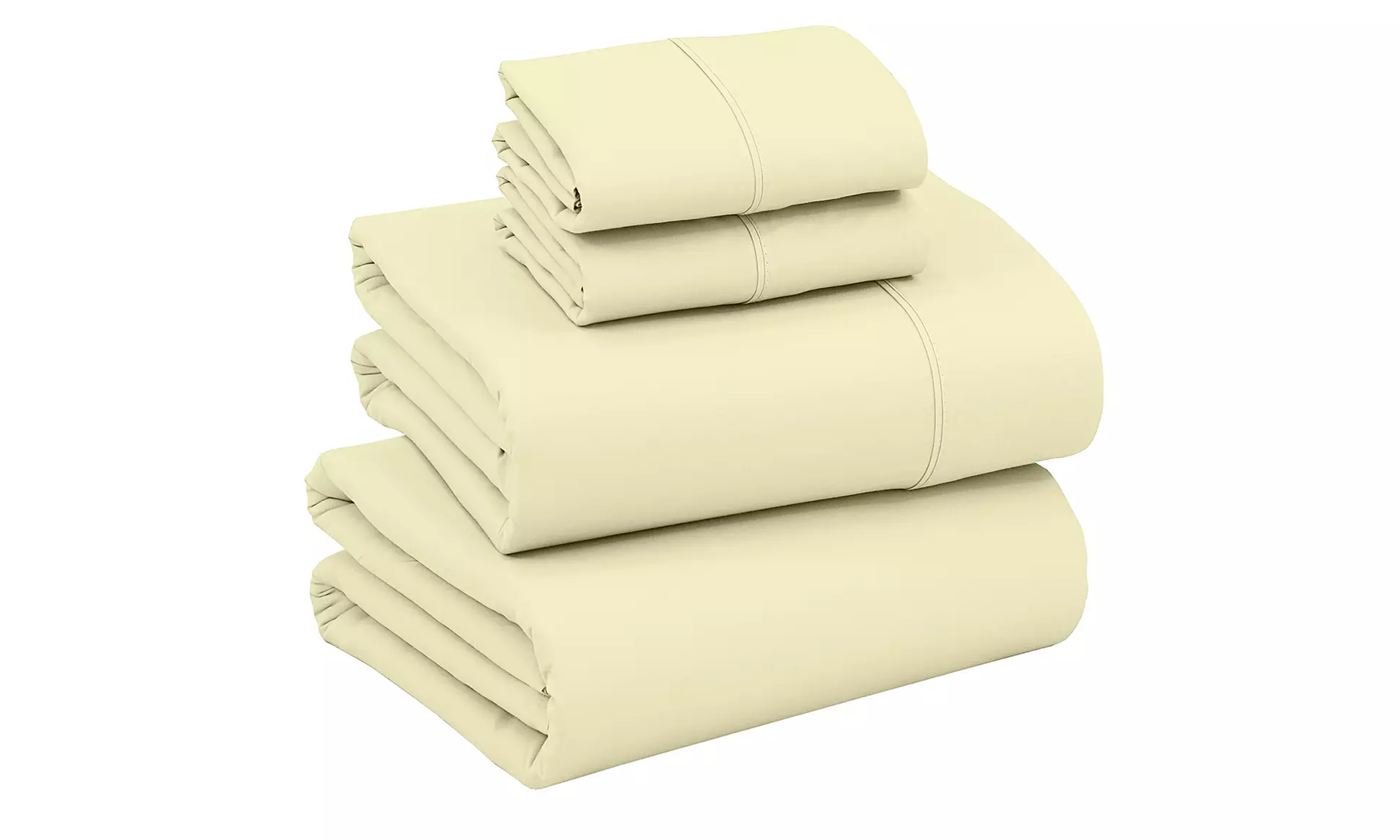 Ruvanti 1800 Series 4 Piece Microfiber Bed Sheet Set Soft Deep Pocket Sheet