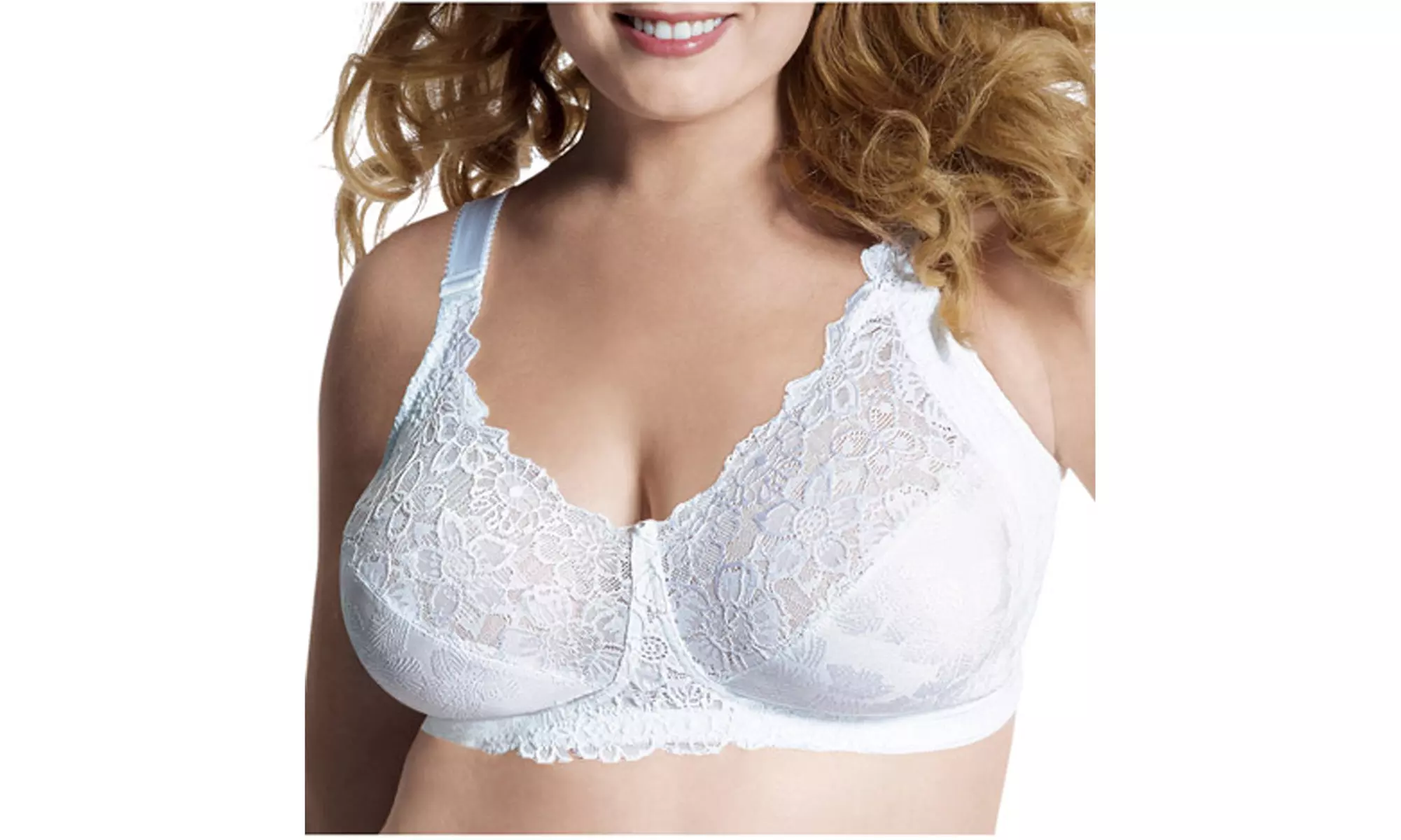 Just My Size Women's Comfort Lace Hidden Shapers Bra - Primary Image