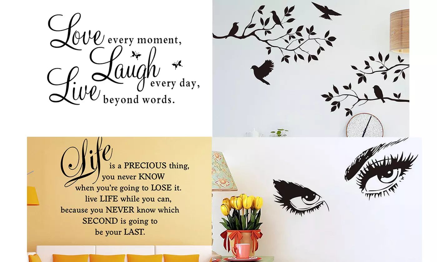 Vinyl Home Room Decor Art Quote Wall Decal Stickers Bedroom Removable Mural DIY - Primary Image