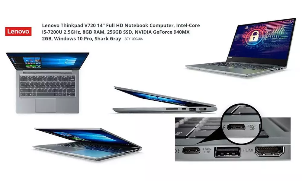 Lenovo V720-14 80Y10006US 14" LCD Notebook - Primary Image