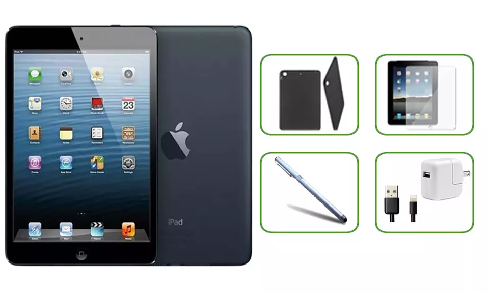 Apple iPad Mini 1st Generation WiFi Tablet with Bundle (Refurbished A Grade) - Second Medium