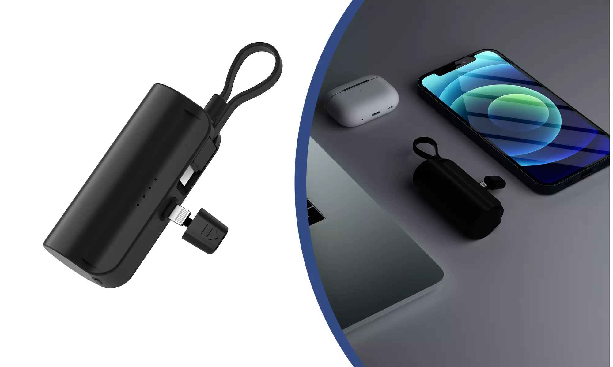 Apple MFi Certified 5000mAh Fast Charging Compact Power Bank - Primary Image