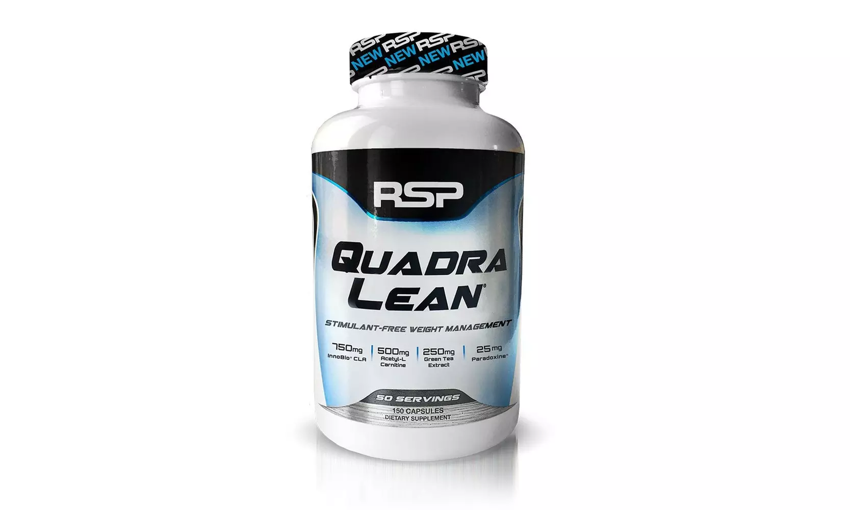 RSP QuadraLean Stimulant Free Fat Burner Pills Weight Loss Supplement, 150ct - Primary Image