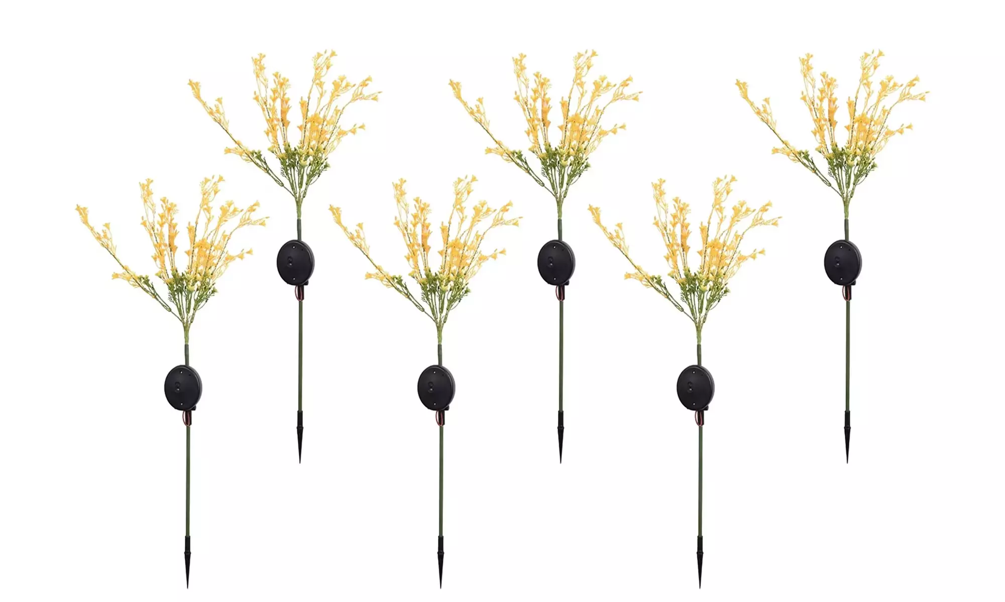 Solar Garden Lights Outdoor Decorative Solar Rapeseed Flowers Lights