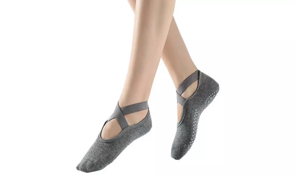 Non Slip Socks with Grips for Women Yoga Ballet Pilates Barre Dance