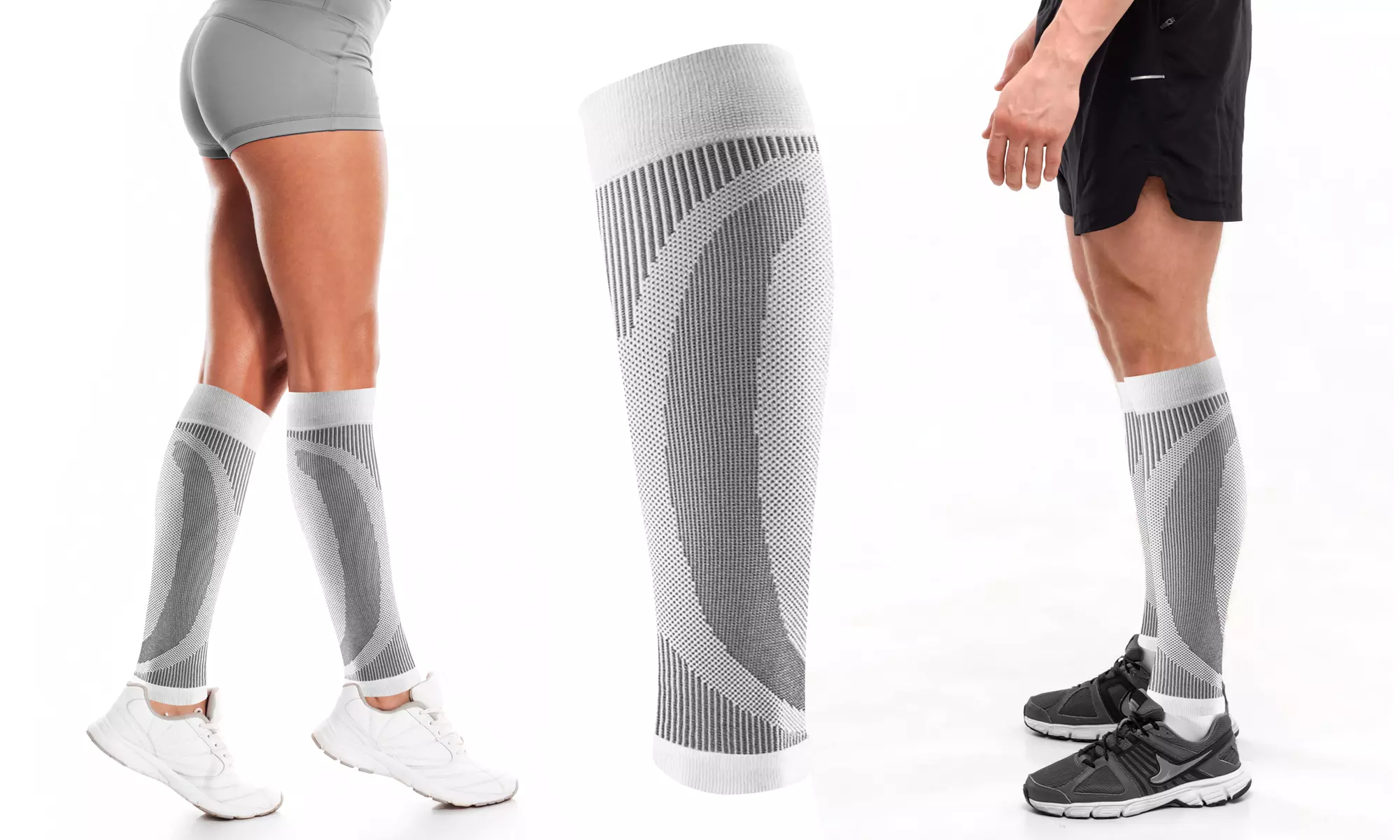 DCF Elite Unisex Calf Compression Sleeves (2-Sleeve Pack) - Second Medium