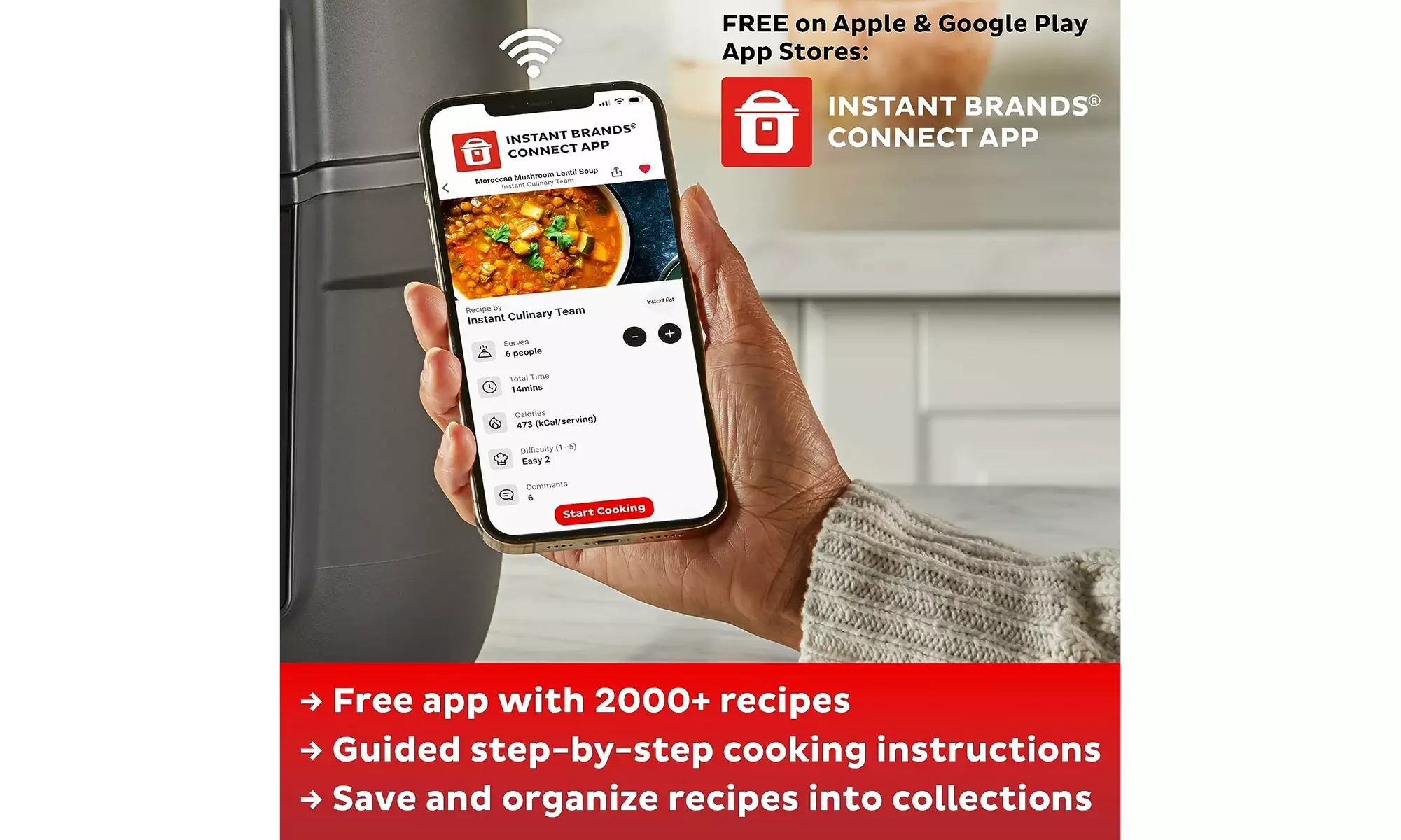 Instant Pot 112-0003-04 Duo 6-Quart 7-in-1 Stainless Steel - Renewed