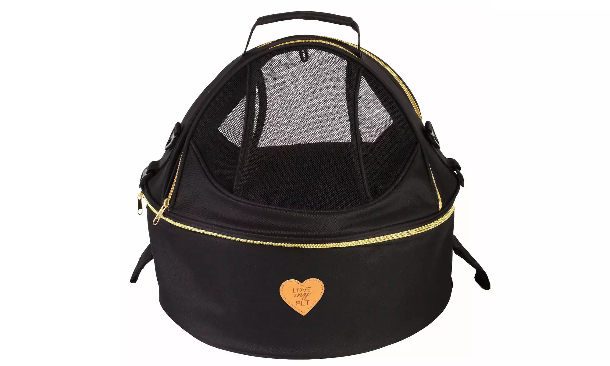 Pet Life 'Air-Venture' Dual-Zip Airline Approved Panoramic Pet Dog Carrier - Primary Image