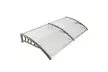 80x40" Door Window Outdoor Awning PC Hollow Sheet Sun Shade Cover Canopy Patio - Second Medium