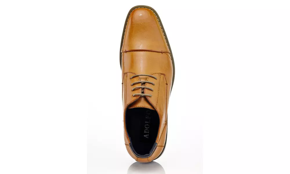 Adolfo Men's Cap-Toe Lace-Up Dress Shoes Multiple Styles
