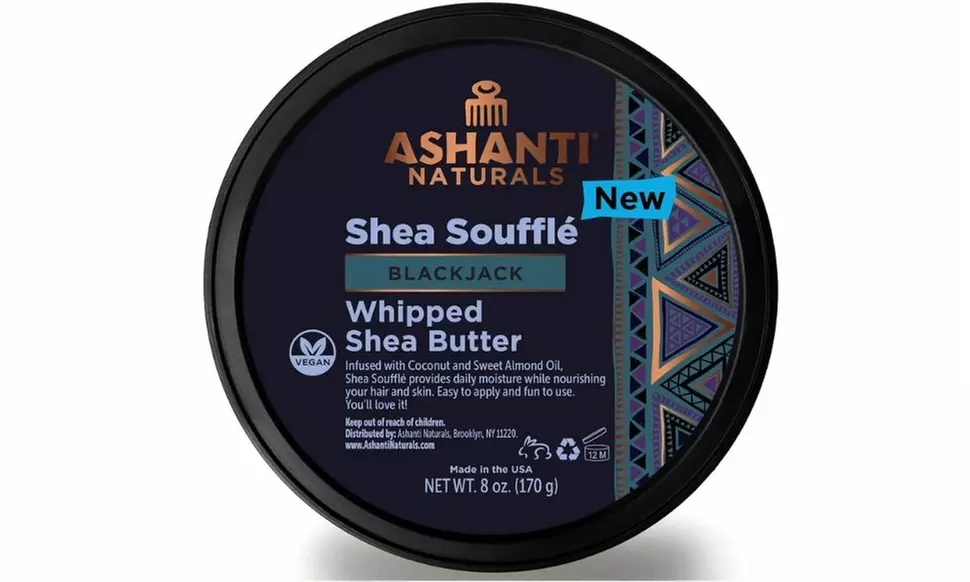 Ashanti Naturals Shea Butter Creamy, Solid and Souffle (Multiple Options)