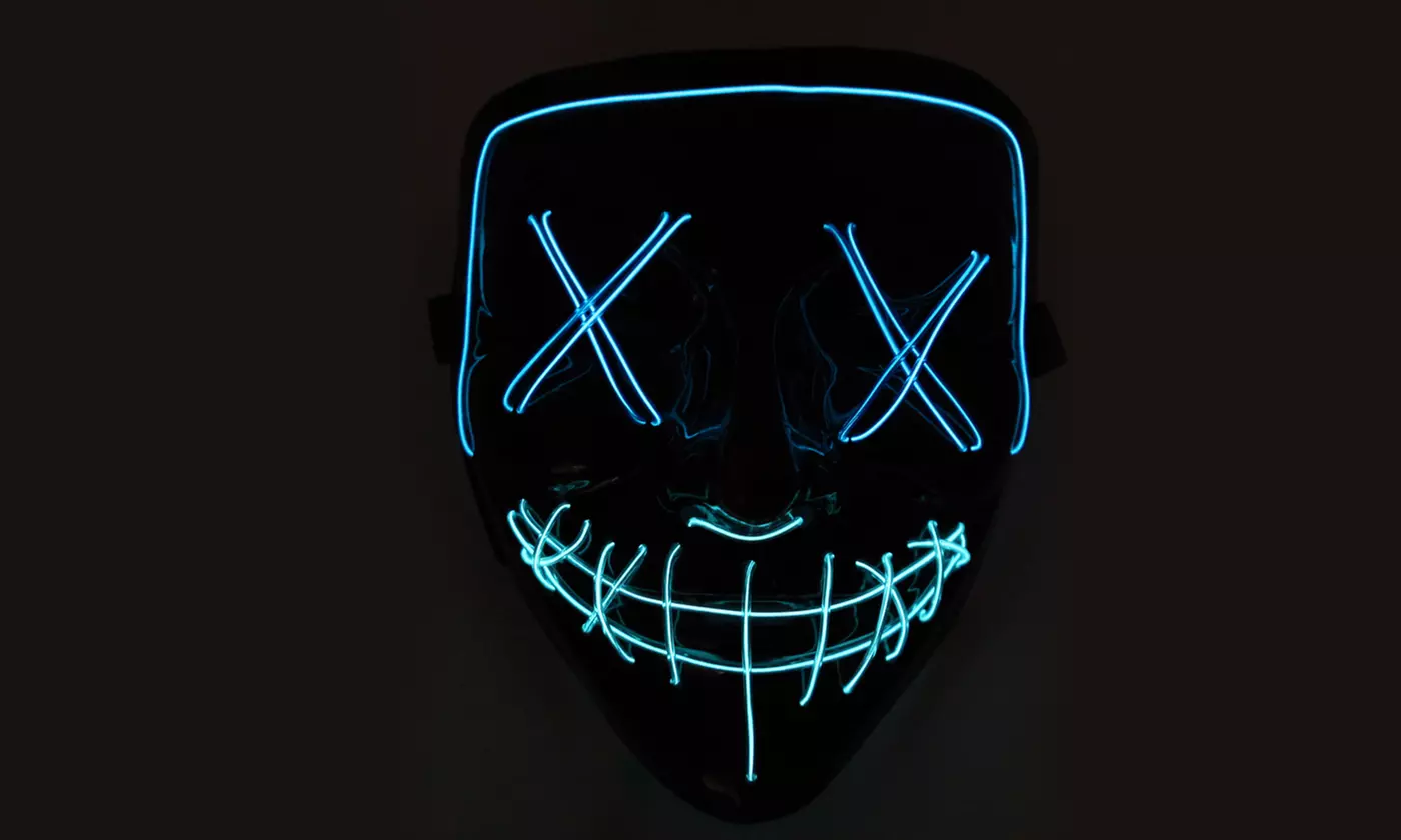 Halloween LED Purge Mask Light Up Funny Masks