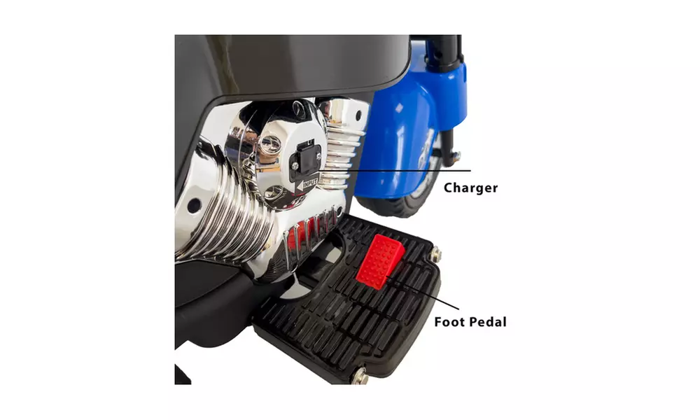 Motorcycle Toy, 3-Wheel Chopper Motorbike with LED Colorful Headlights - Second Medium