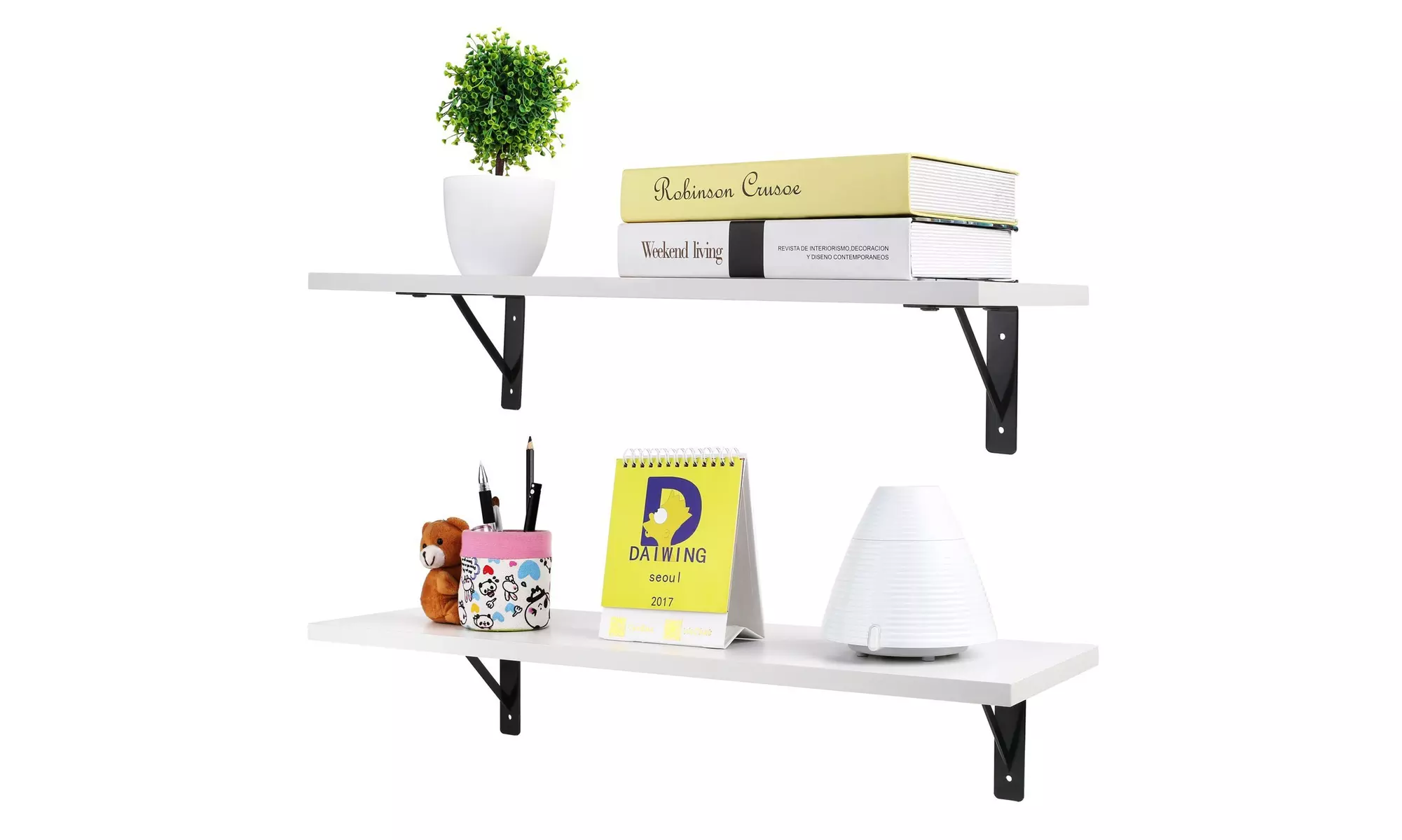 2 Display Ledge Shelf Floating Shelves - Primary Image