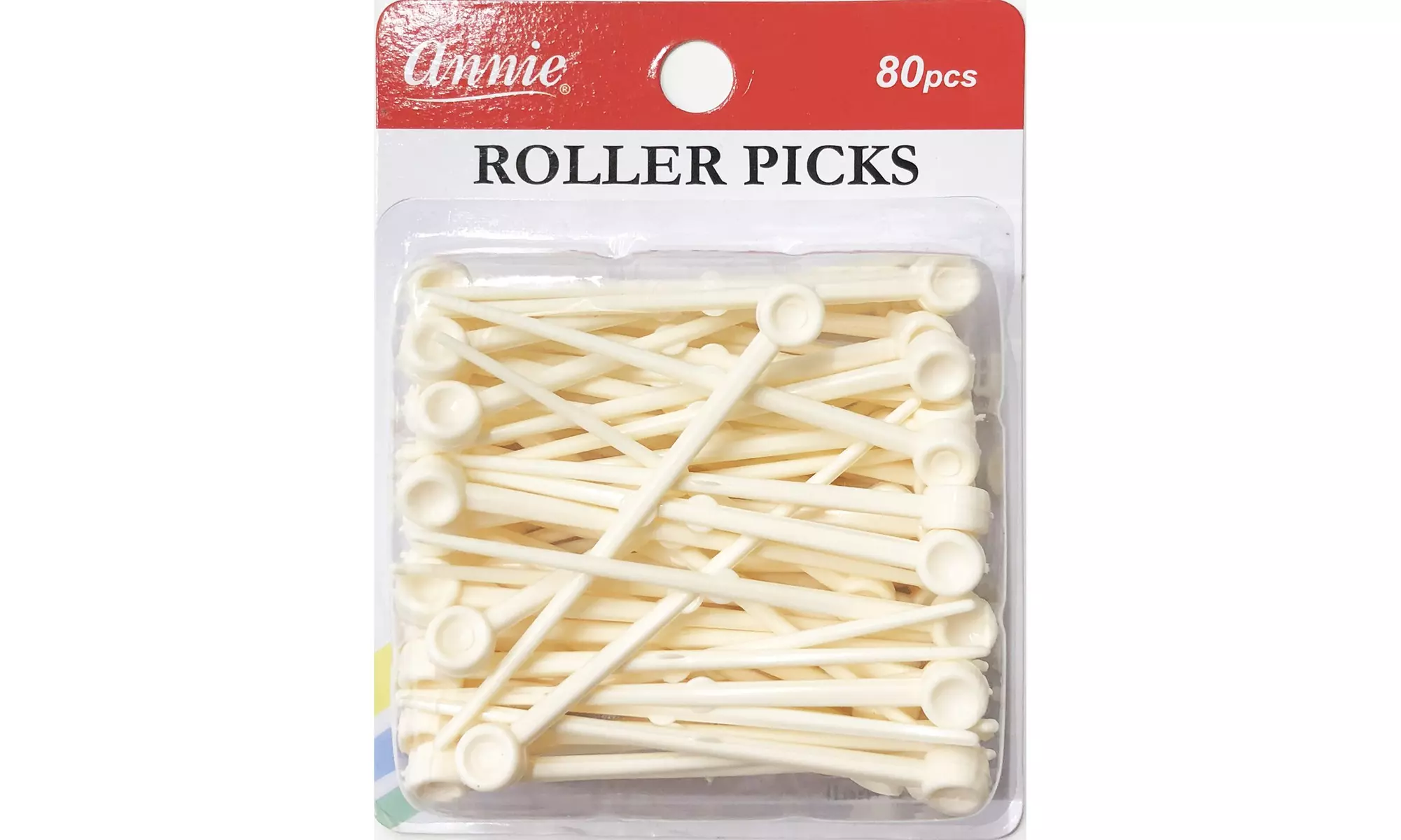 Annie Plastic Roller Picks Pins Hair Roller Curler Rods Fixer Holds #3199 - Second Medium