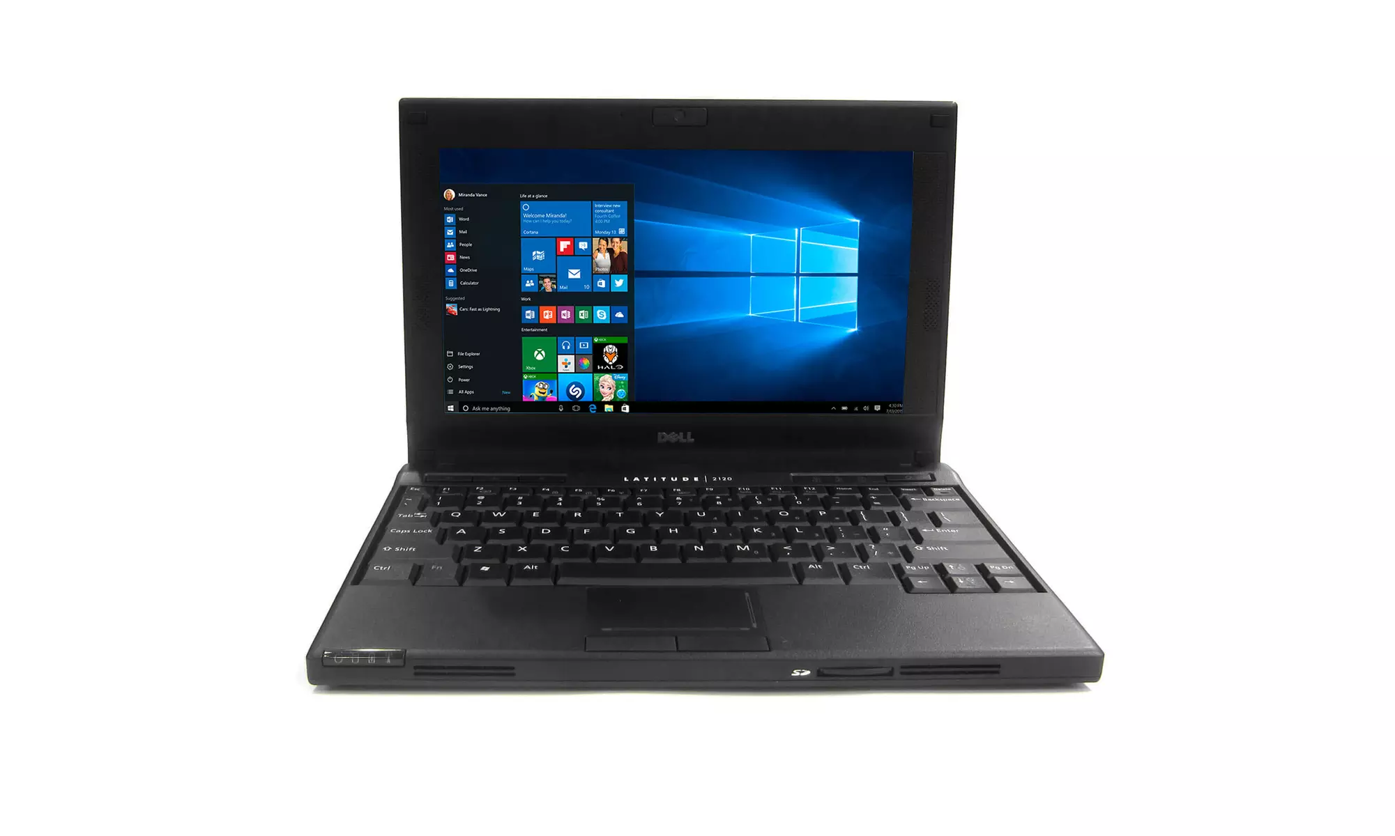 Dell Latitude 2100 Netbook Atom 1.6GHz 2GB 60GB Windows 10 Home Refurb - Primary Image