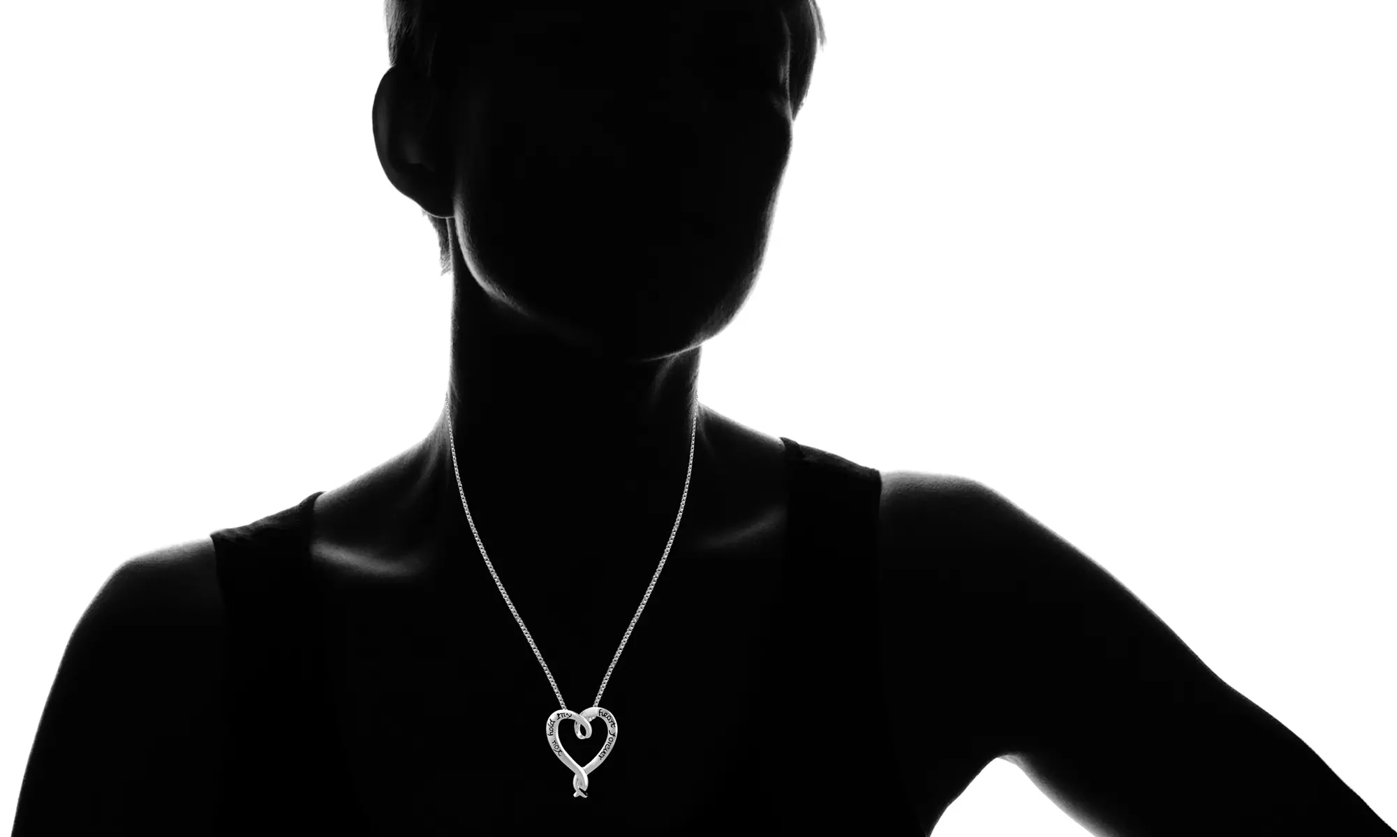 You Hold My Heart Forever Heart Necklace With Gift Box By Paolo Fortelini