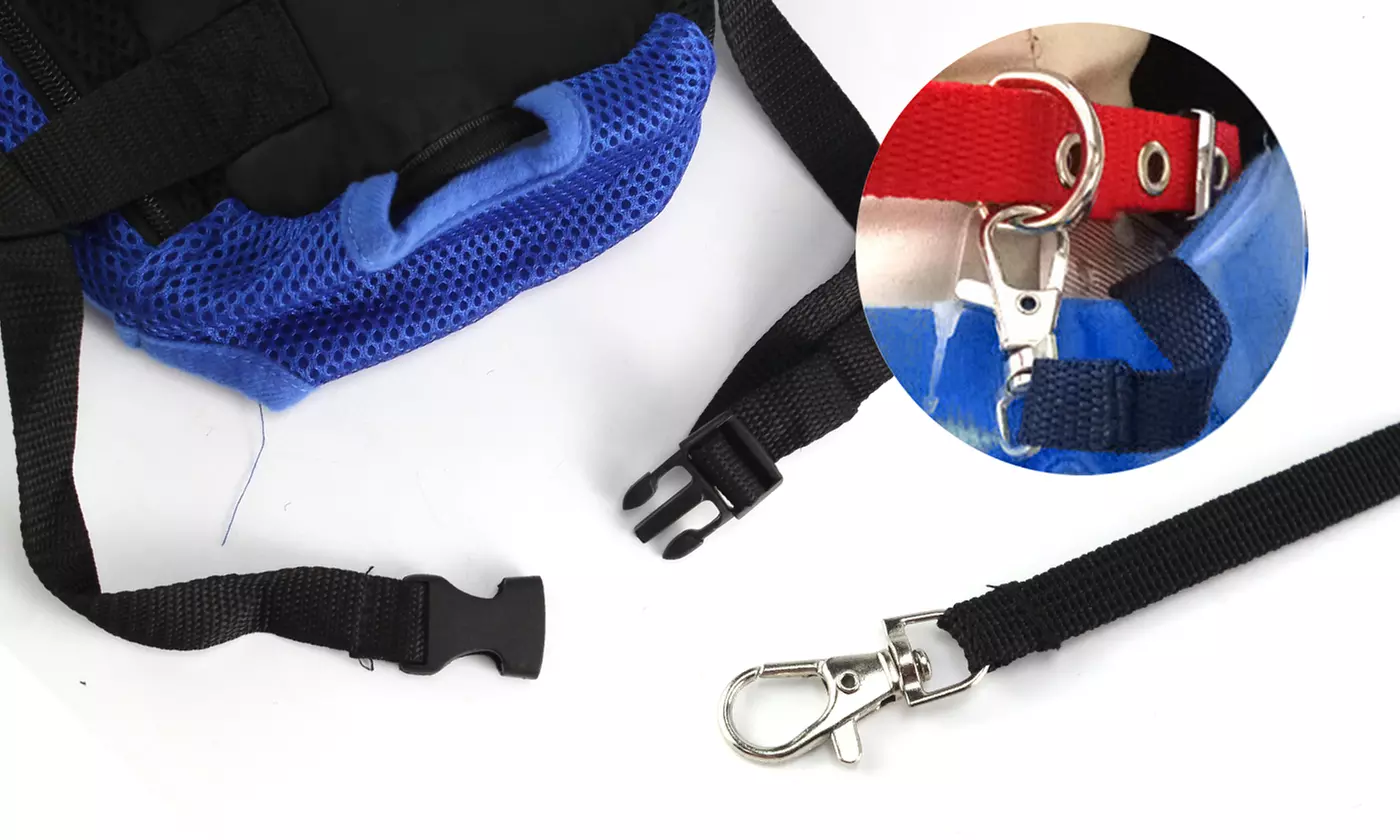 Puppy Cat Nylon Mesh Carrier Backpack Travel Front Legs Out Bag 