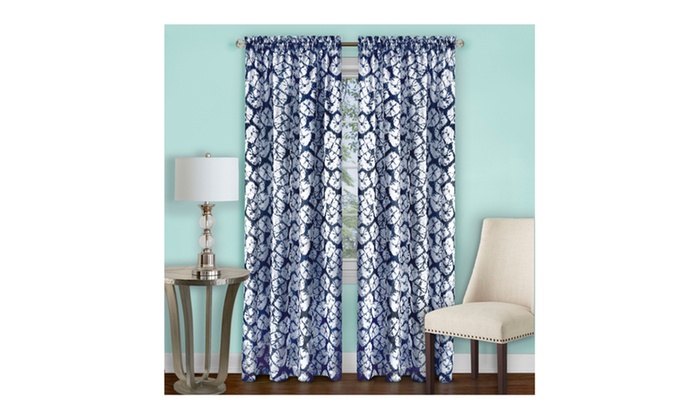 Batik Window Curtain Panel Groupon