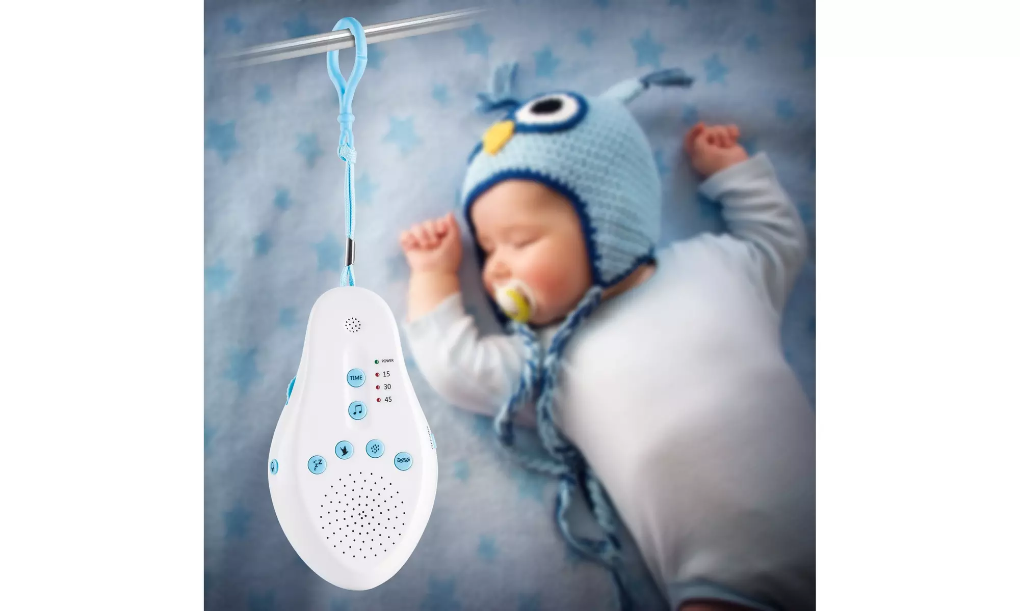 Sound Machine Plays 4 Soothing Sounds - Primary Image