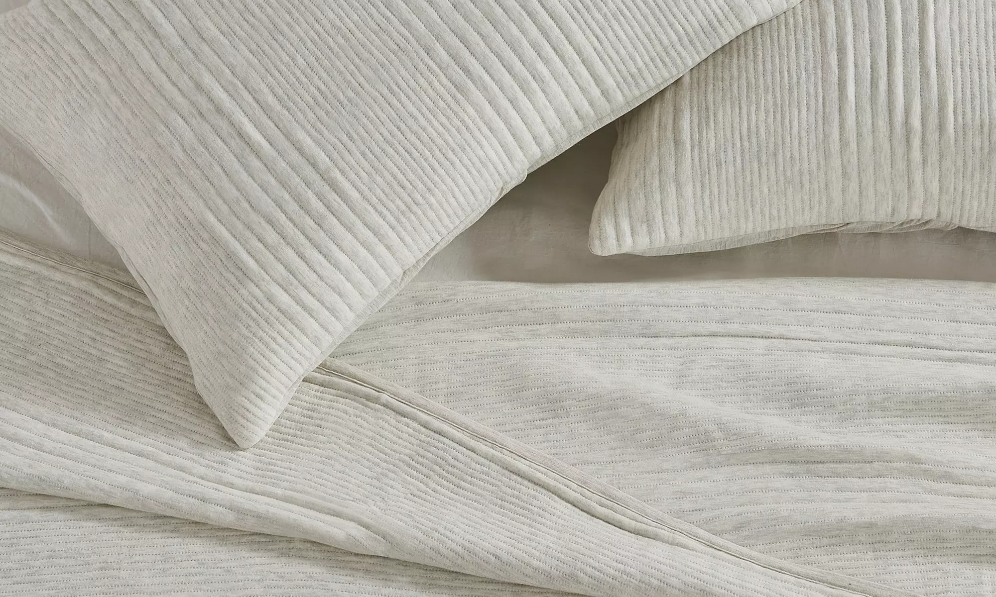 Ultra Soft Cotton Blend Jersey Knit Quilt Set