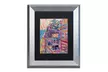 Josh Byer 'The Beach Far Below' Matted Silver Framed Art - Second Medium