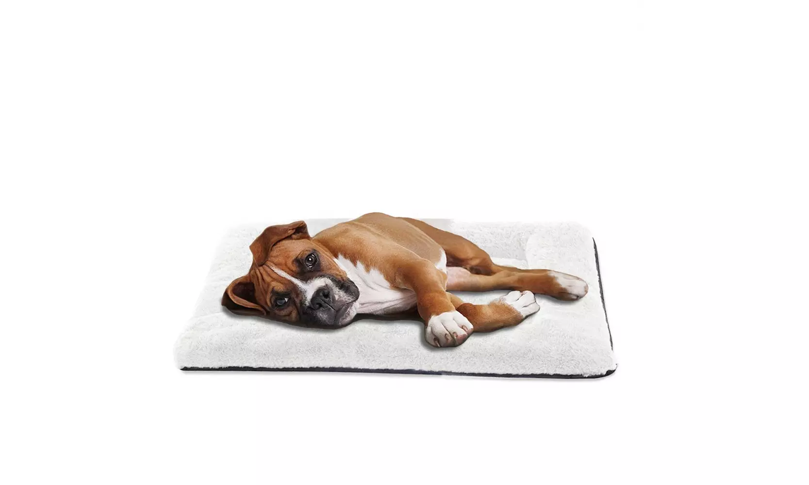 INVENHO Dog Bed Mat Comfortable Soft Crate Pad Anti-Slip Machine Washable Pad - Primary Image