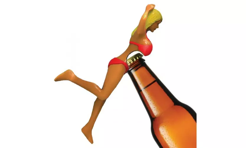 NPW-USA Bosom Buddy Beer Bottle Opener - Primary Image
