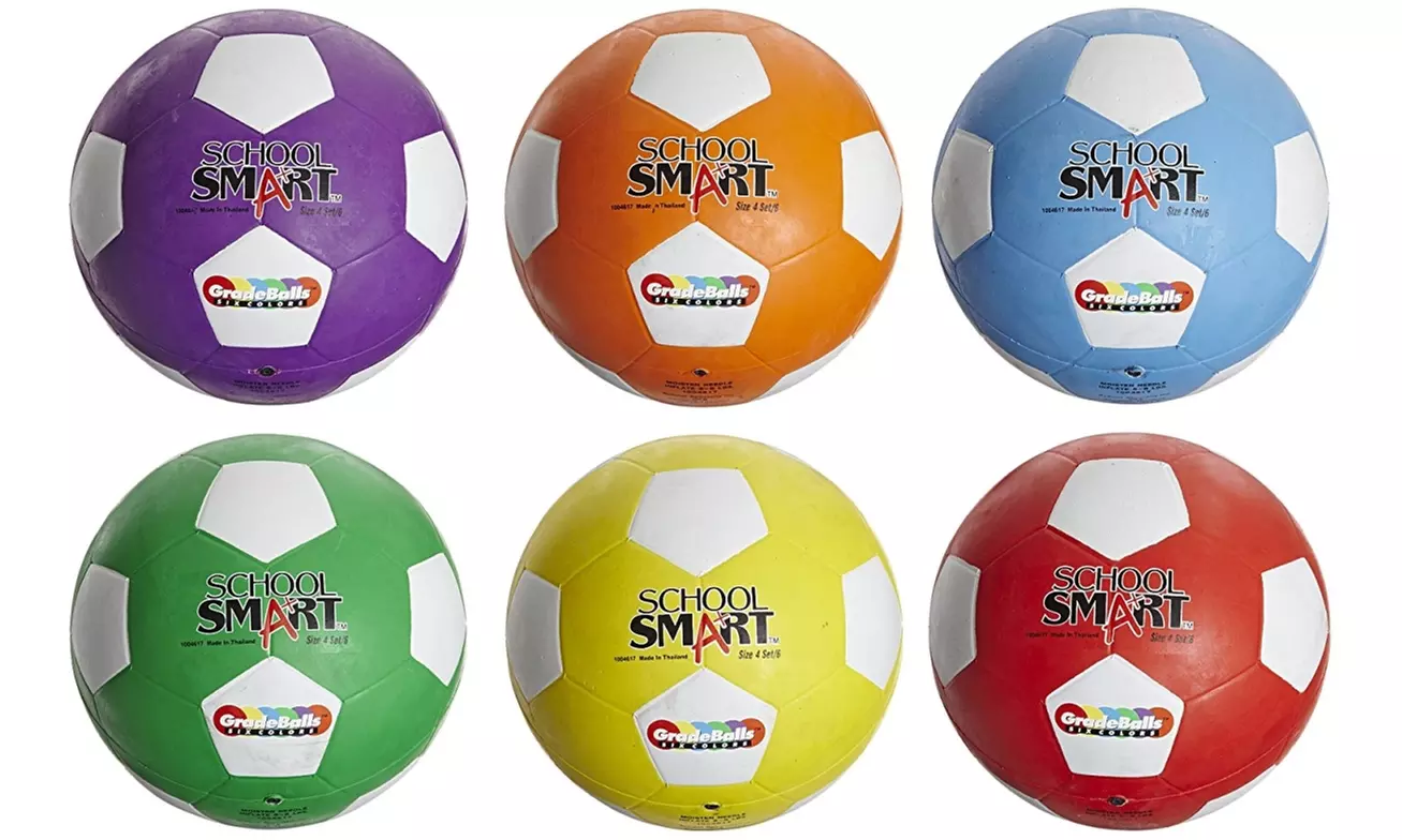 Siam Ball Sport Factory 1602513 Ball Soccer Ball Size 3 Rubber, Set of 6 - Primary Image