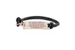 Genuine Leather Fully Adjustable Scripture Bracelets by Pink Box - Second Medium