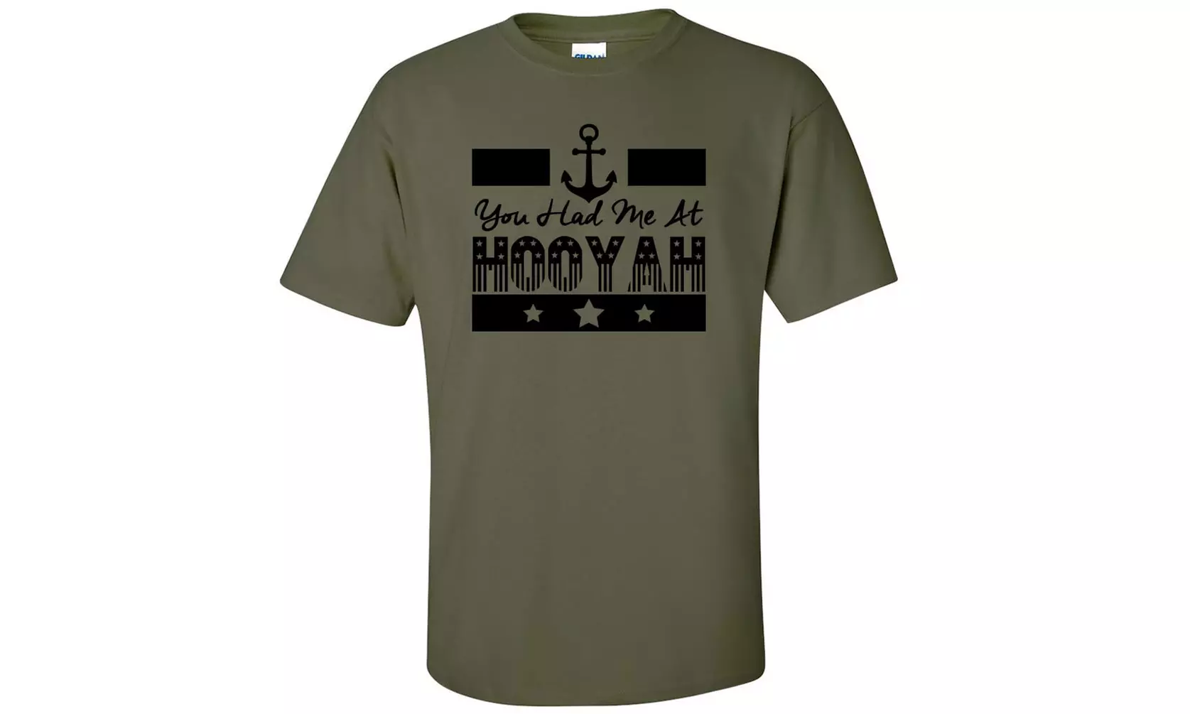 "You Had Me at Hooyah" Navy Short Sleeve T-Shirt - Primary Image