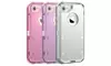 Dual Layer Shockproof Transparent Defender Case With Clip For iPhone Smartphone