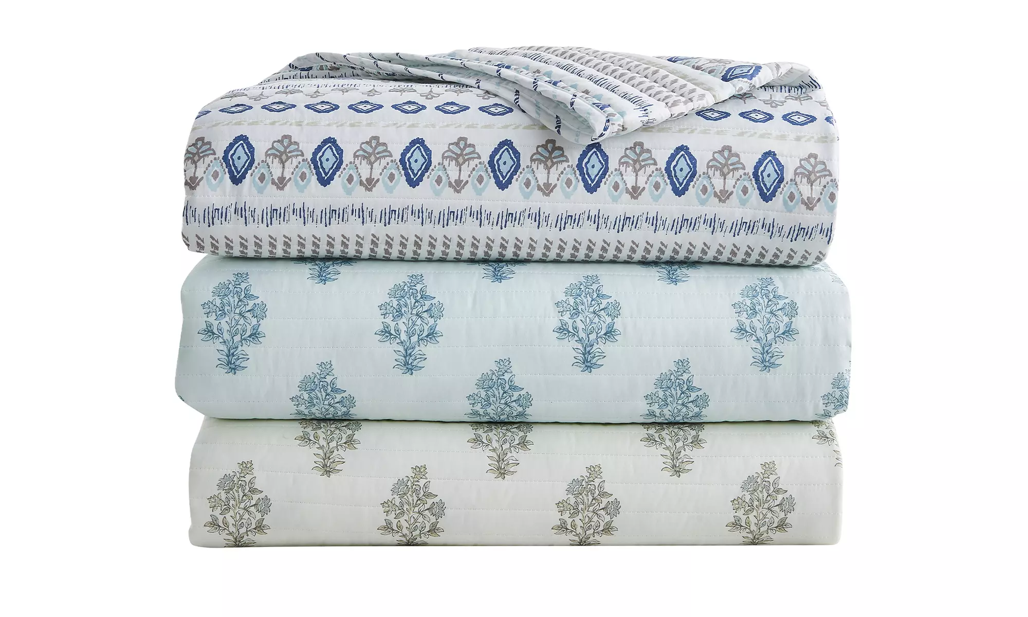 All Season Floral Printed Themed Quilt Set