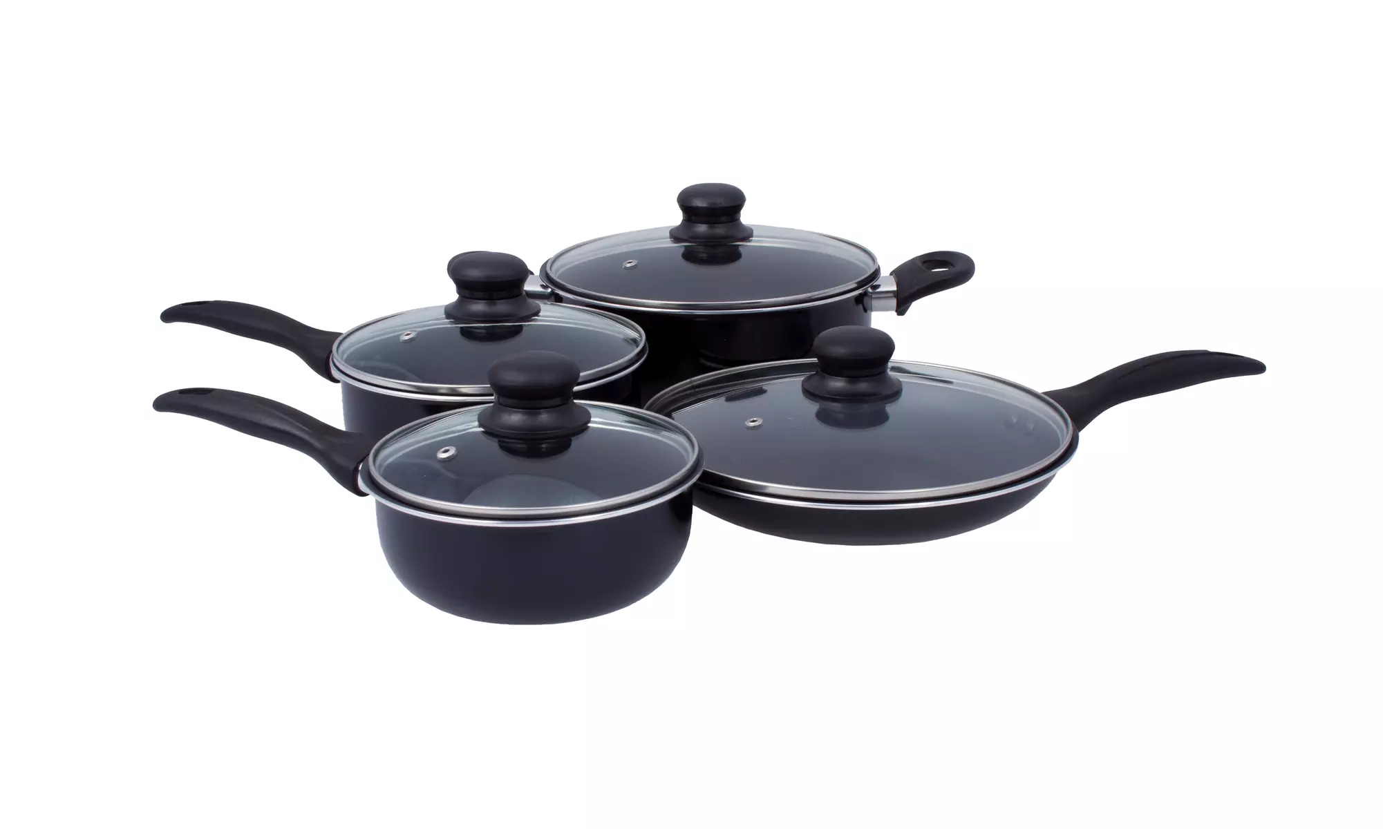 Thermal Conducting Aluminum Non-Stick Cookware Set  (3 pc, 8pc or 10pc)