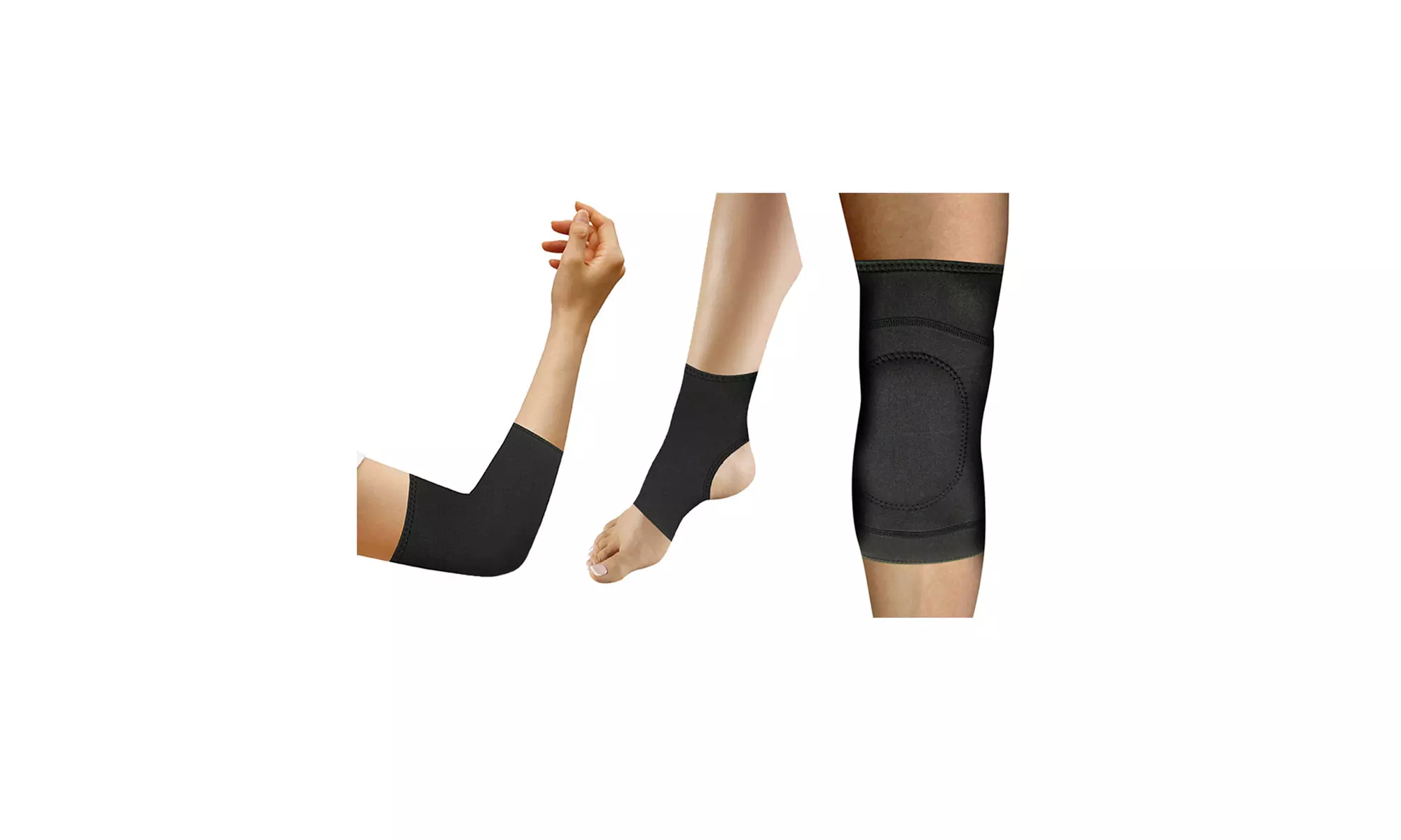 3 Piece Copper Infused Set: Elbow/Knee/Ankle - Primary Image