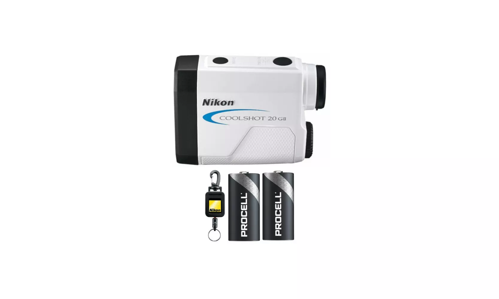 Nikon COOLSHOT 20 GII Golf Laser Rangefinder with Rangefinder Tether Bundle - Primary Image