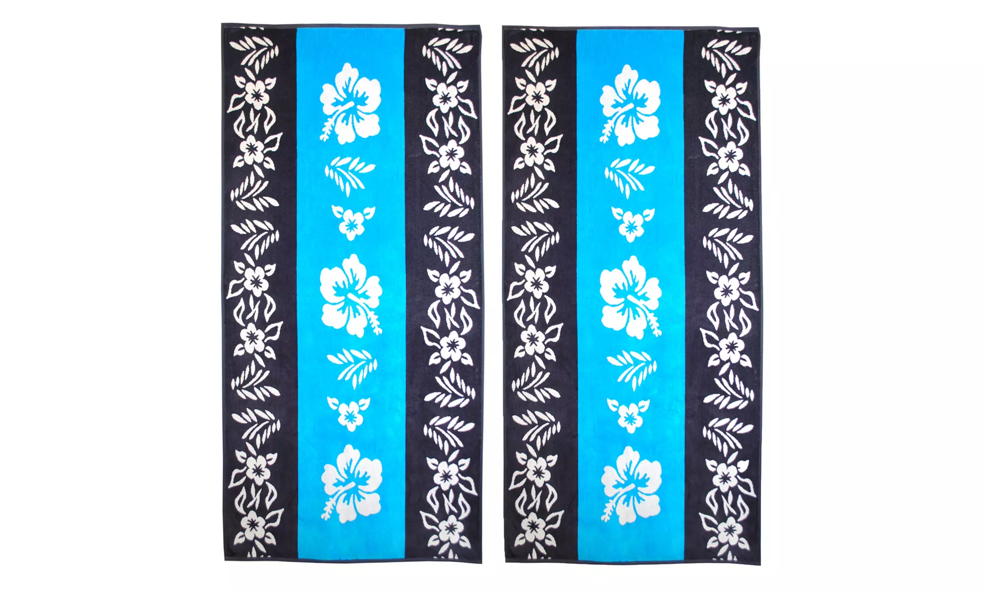 Superior Hibiscus Flower Ultra Adsorbent Oversized Beach Towel - Second Medium